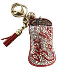 LGS Charms - Food & Drinks - Rhinestone Keychain Fashion Accessory with Tassel