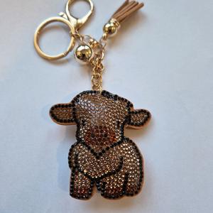 LGS Charms - Animals - Rhinestone Keychain Fashion Accessory with Tassel