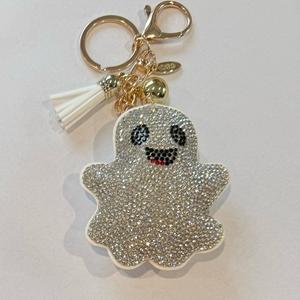 LGS Charms - Halloween and Autumn - Rhinestone Keychain for Zippy Bag Fashion Accessory with Tassel