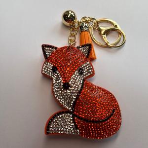 LGS Charms - Animals - Rhinestone Keychain Fashion Accessory with Tassel