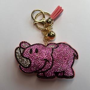 LGS Charms - Animals - Rhinestone Keychain Fashion Accessory with Tassel