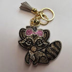 LGS Charms - Animals - Rhinestone Keychain Fashion Accessory with Tassel