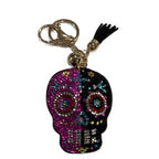 LGS Charms - Skulls - Rhinestone Keychain