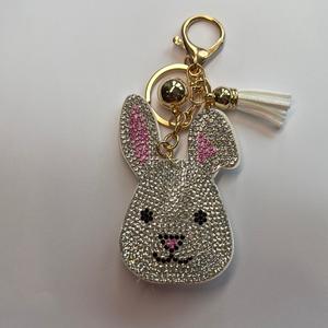 LGS Charms - Animals - Rhinestone Keychain Fashion Accessory with Tassel
