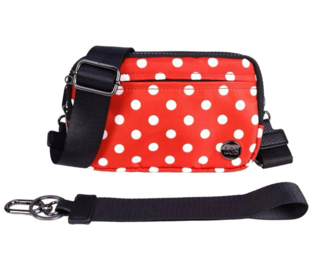 MH Collection LGS 3 in 1 Wallet Exclusive - RFID protected - Nylon Wristlet, Wallet,  Crossbody Bag