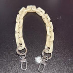 LGS Zip Links 18" Acrylic Bag Chains Purse Accessories