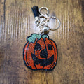 LGS Charms - Halloween and Autumn - Rhinestone Keychain for Zippy Bag Fashion Accessory with Tassel
