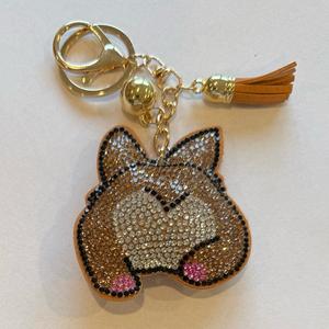 LGS Charms - Dogs & Cats - Rhinestone Keychain Fashion Accessory with Tassel