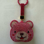 LGS Charms - Bears - Rhinestone Keychain Fashion Accessory with Tassel