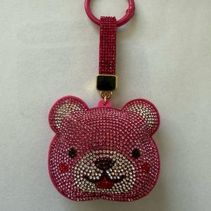 LGS Charms - Bears - Rhinestone Keychain Fashion Accessory with Tassel