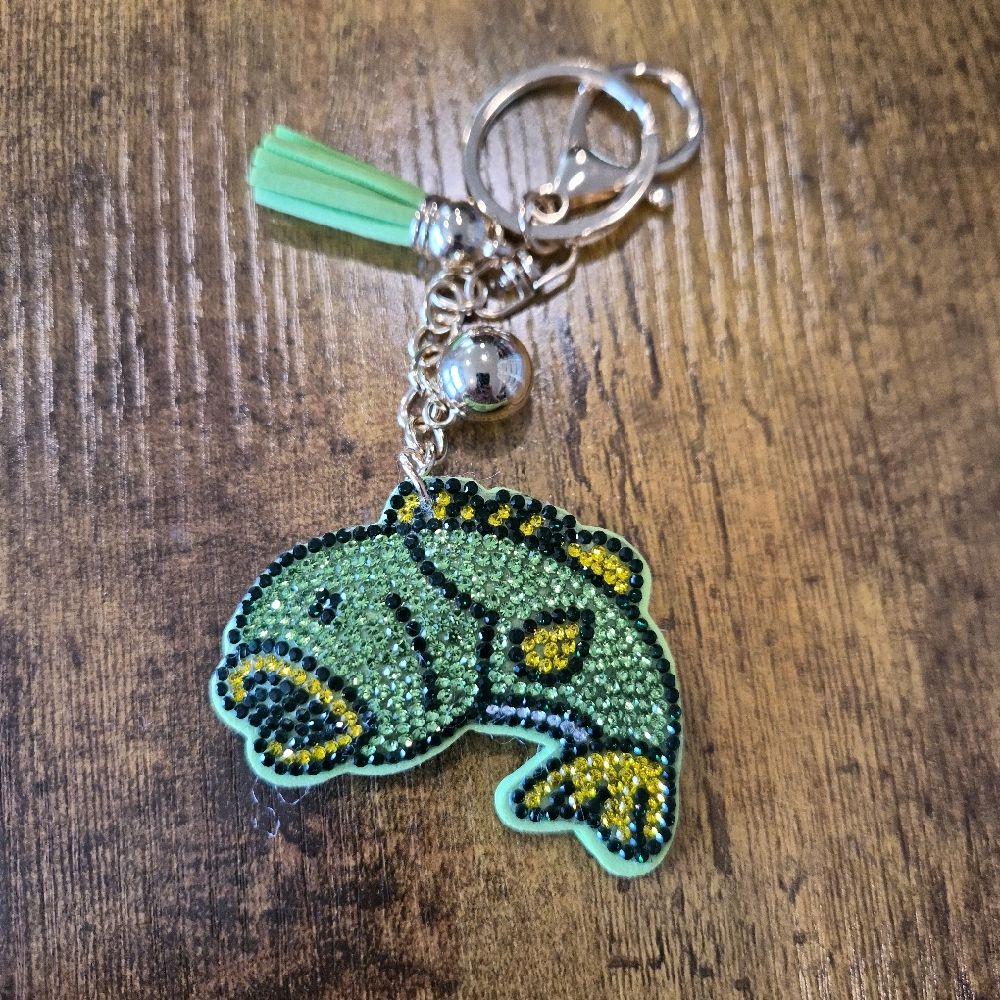 LGS Charms - Sea Life - Rhinestone Keychain Fashion Accessory with Tassel