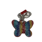 LGS Charms - Butterflies/Insects - Rhinestone Keychain Fashion Accessory with Tassel