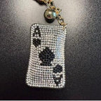 LGS Charms - Misc - Rhinestone Keychain for Zippy Bag Fashion Accessory with Tassel
