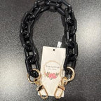LGS Zip Loops 18" Acrylic Bag Chains Purse Accessories Purse Shoulder Straps