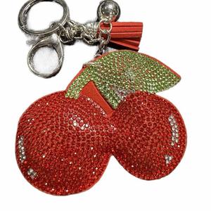 LGS Charms - Food & Drinks - Rhinestone Keychain Fashion Accessory with Tassel