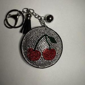 LGS Charms - Food & Drinks - Rhinestone Keychain Fashion Accessory with Tassel