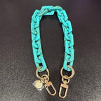 LGS Zip Links 18" Acrylic Bag Chains Purse Accessories