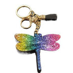 LGS Charms - Butterflies/Insects - Rhinestone Keychain Fashion Accessory with Tassel