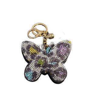 LGS Charms - Butterflies/Insects - Rhinestone Keychain Fashion Accessory with Tassel