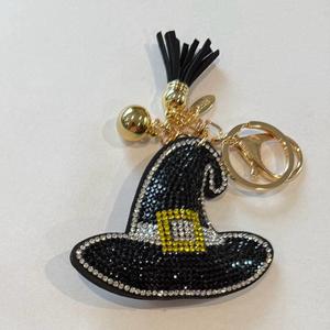 LGS Charms - Halloween and Autumn - Rhinestone Keychain for Zippy Bag Fashion Accessory with Tassel