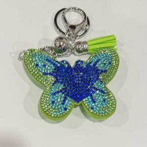 LGS Charms - Butterflies/Insects - Rhinestone Keychain Fashion Accessory with Tassel