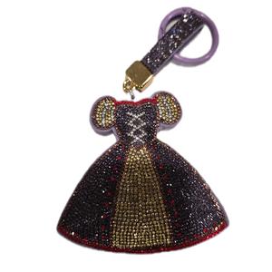 LGS Charms - Misc - Rhinestone Keychain for Zippy Bag Fashion Accessory with Tassel
