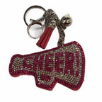 LGS Charms - Sports - Rhinestone Keychain Fashion Accessory with Tassel
