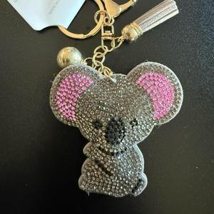 LGS Charms - Bears - Rhinestone Keychain Fashion Accessory with Tassel