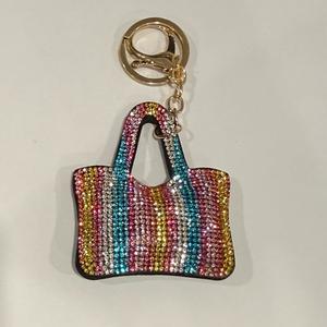 LGS Charms - Misc - Rhinestone Keychain for Zippy Bag Fashion Accessory with Tassel