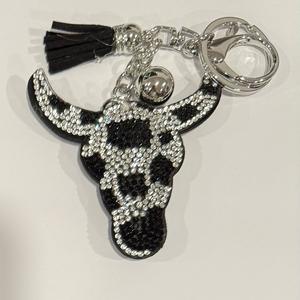 LGS Charms - Western - Rhinestone Keychain Fashion Accessory with Tassel