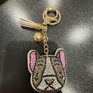 LGS Charms - Dogs & Cats - Rhinestone Keychain Fashion Accessory with Tassel