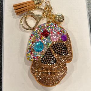 LGS Charms - Skulls - Rhinestone Keychain
