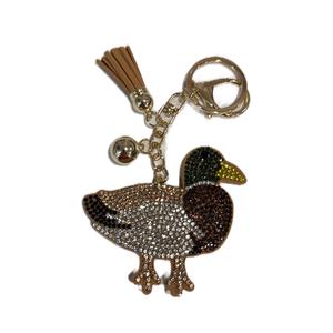 LGS Charms - Birds - Rhinestone Keychain Fashion Accessory with Tassel