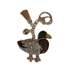 LGS Charms - Birds - Rhinestone Keychain Fashion Accessory with Tassel