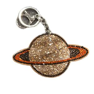 LGS Charms - Misc - Rhinestone Keychain for Zippy Bag Fashion Accessory with Tassel