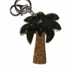 LGS Charms - Flowers - Rhinestone Keychain Fashion Accessory with Tassel