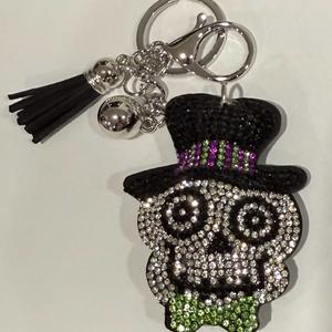 LGS Charms - Skulls - Rhinestone Keychain