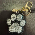 LGS Charms - Dogs & Cats - Rhinestone Keychain Fashion Accessory with Tassel