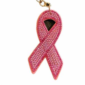 LGS Charms - Bows - Rhinestone Keychain Fashion Accessory with Tassel