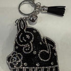 LGS Charms - Misc - Rhinestone Keychain for Zippy Bag Fashion Accessory with Tassel