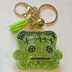LGS Charms - Halloween - Rhinestone Keychain for Zippy Bag Fashion Accessory with Tassel