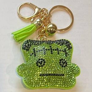 LGS Charms - Halloween - Rhinestone Keychain for Zippy Bag Fashion Accessory with Tassel