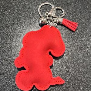 LGS Charms - Friends - Rhinestone Keychain for Zippy Bag Fashion Accessory with Tassel