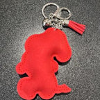LGS Charms - Friends - Rhinestone Keychain for Zippy Bag Fashion Accessory with Tassel