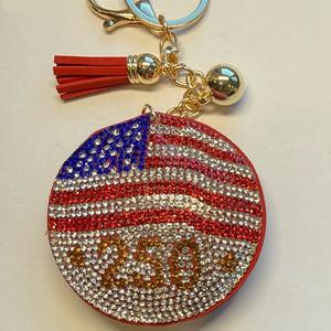 LGS Charms - Misc - Rhinestone Keychain for Zippy Bag Fashion Accessory with Tassel