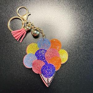LGS Charms - Misc - Rhinestone Keychain for Zippy Bag Fashion Accessory with Tassel