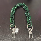 LGS Zip Links 18" Acrylic Bag Chains Purse Accessories