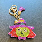 LGS Charms - Halloween - Rhinestone Keychain for Zippy Bag Fashion Accessory with Tassel