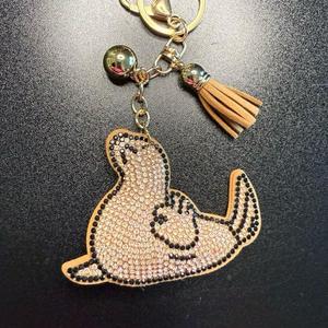 LGS Charms - Sea Life - Rhinestone Keychain Fashion Accessory with Tassel