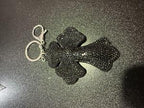 LGS Charms - Crosses/Angel Wings - Rhinestone Keychain Fashion Accessory with Tassel
